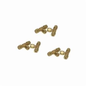 Agilent Tee, 1/8inch Brass Union  2/PK 5180-4160