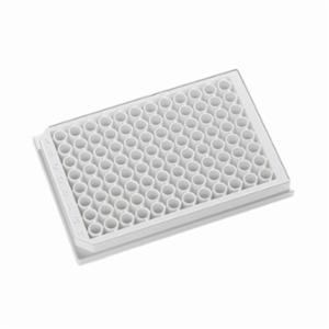 Porvair Sciences Signum Krystal™ MB, 96 round well, clear F-bottom, white, 350 µl 214003-MB