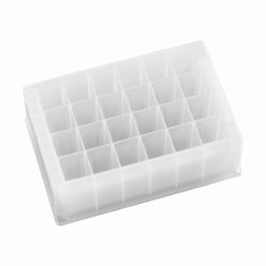 Porvair Sciences 24 square 10 ml well V bottom PP storage plate (Sterile) 360080