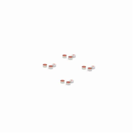 Agilent Slvr crimp cap,PTFE/rubber, 11mm, 1000PK 5183-4498