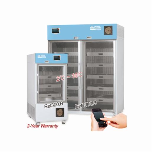 Daihan 2~10°C SMART Blood Bank Refrigerator, 300Lit., Glass-door, with Recorder, Ref300.B(220V)  DH.REFB0300