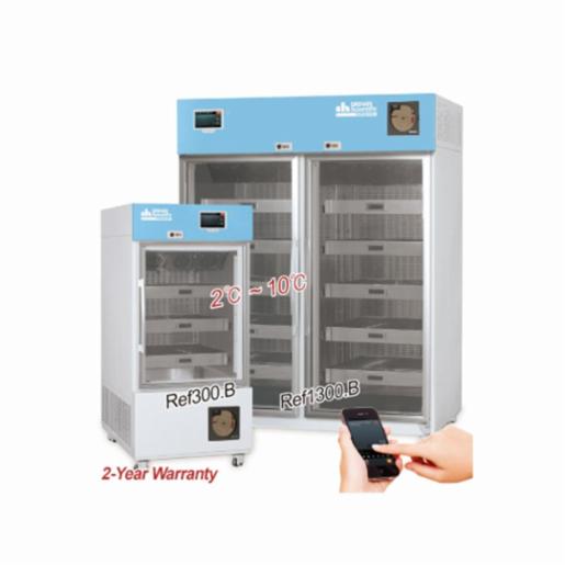 Daihan 2~10°C SMART Blood Bank Refrigerator, 150Lit., Glass-door, with Recorder, Ref150.B(220V)  DH.RefB0150