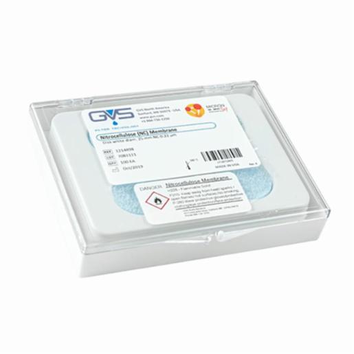 GVS Filter, Disk, NC, 0.45µm, White, Individually Pack with Pad Gridded, Sterile, 47mm S2 100/PK 1215237