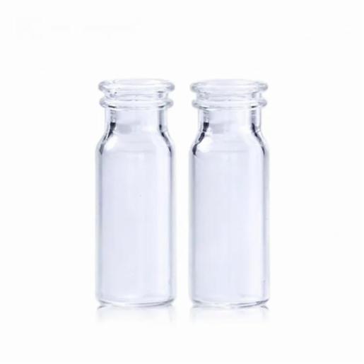 LabPRO QuickFit Clear Glass Snap Vial 2ml, Flat Base, 11mm Snap Vial Wide Opening, 5000pcs/ctn LPQV5157