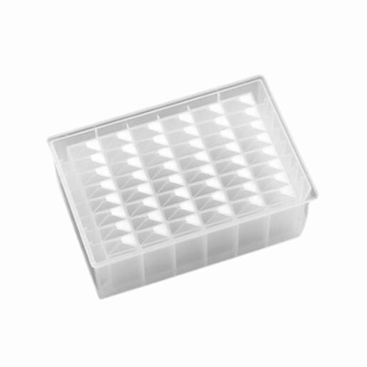 Porvair Sciences 48 Square 5 ml  well V bottom PP storage plate 360002