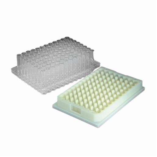 Porvair Sciences 0.5 ml Glass conical vials in loader for Multi-Tier™ Plate 4050-917VL