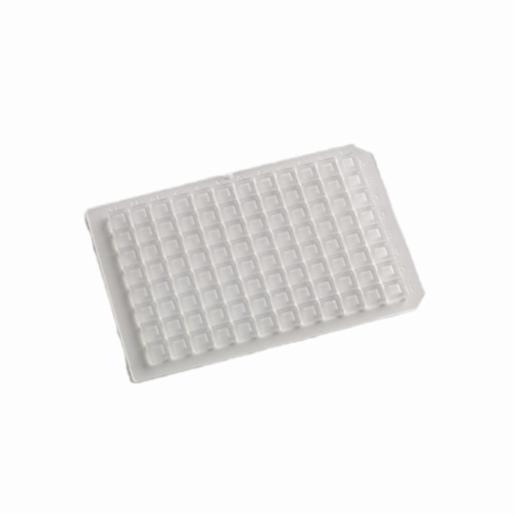 Porvair Sciences Ultra low bleed clear spray coated PTFE/Silicone square 96 well sealing mat 976250SW-96